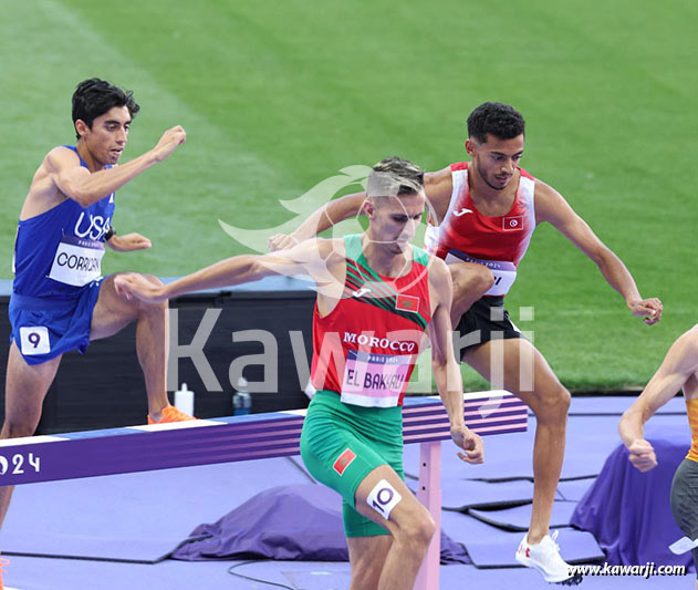 JO 2024 : Ahmed Jaziri (3000 steeple)