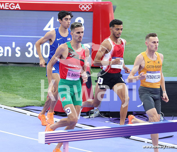 JO 2024 : Ahmed Jaziri (3000 steeple)