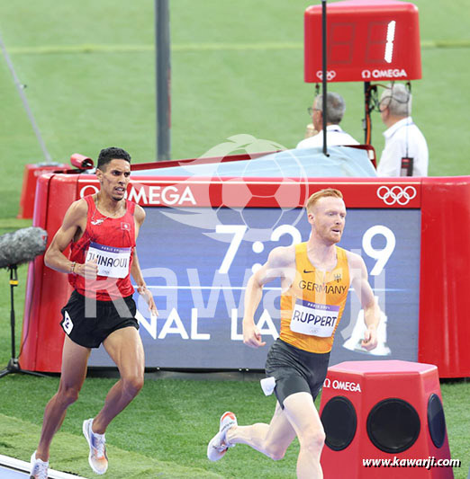 JO 2024 : Mohamed Amin Jhinaoui (3000 steeple)