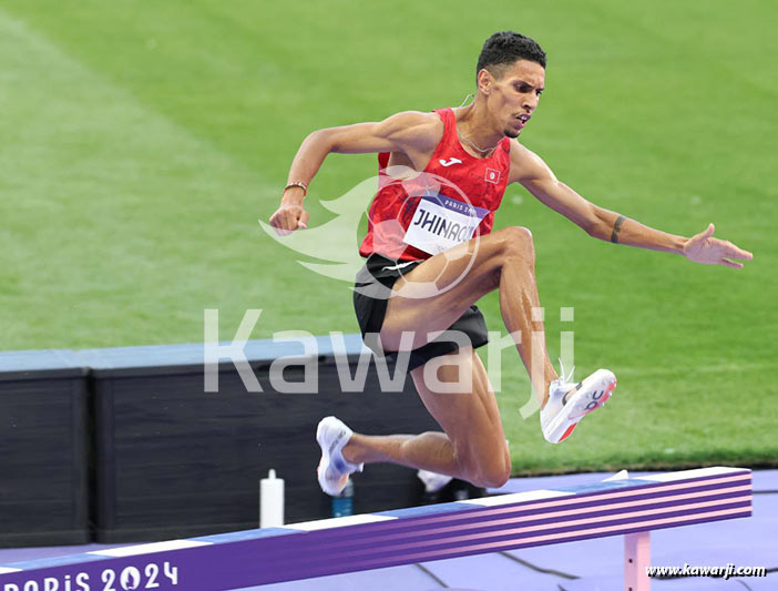 JO 2024 : Mohamed Amin Jhinaoui (3000 steeple)