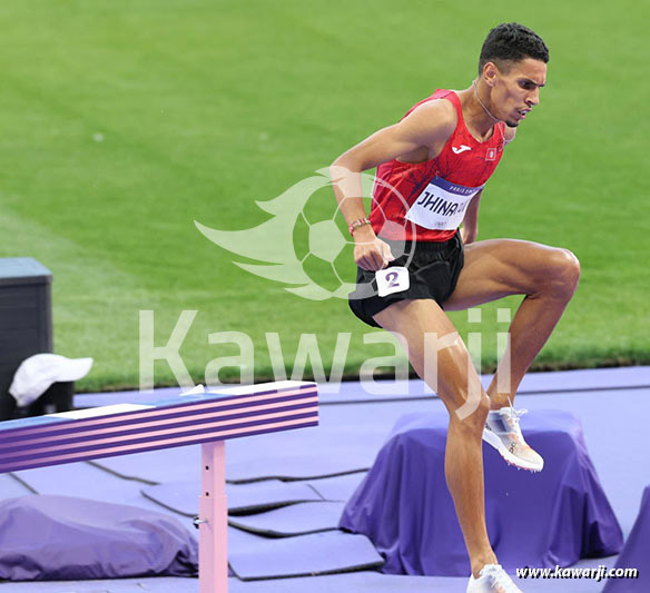 JO 2024 : Mohamed Amin Jhinaoui (3000 steeple)