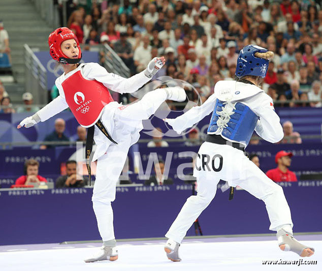 JO 2024 : Ikram Dhahri (Quarts-Taekwondo)