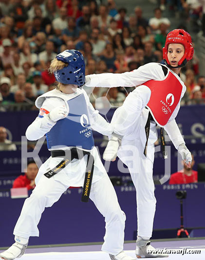 JO 2024 : Ikram Dhahri (Quarts-Taekwondo)