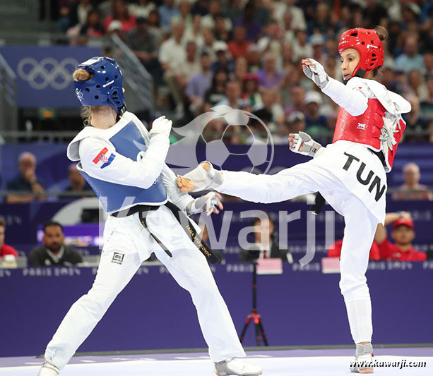 JO 2024 : Ikram Dhahri (Quarts-Taekwondo)