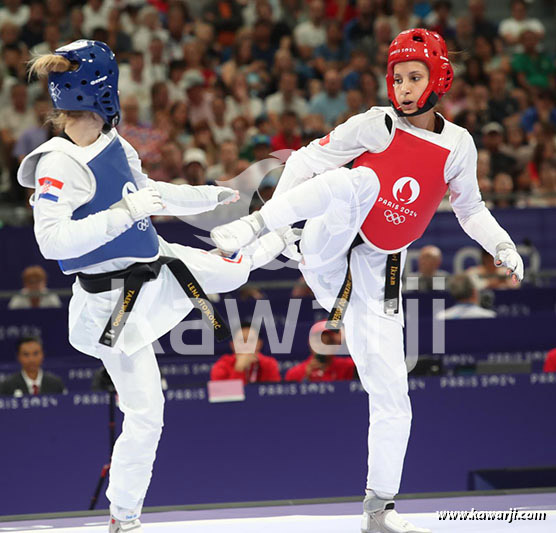 JO 2024 : Ikram Dhahri (Quarts-Taekwondo)