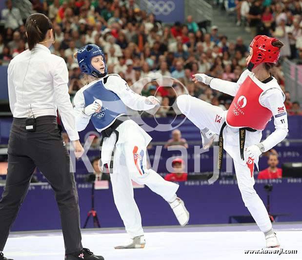 JO 2024 : Ikram Dhahri (Quarts-Taekwondo)