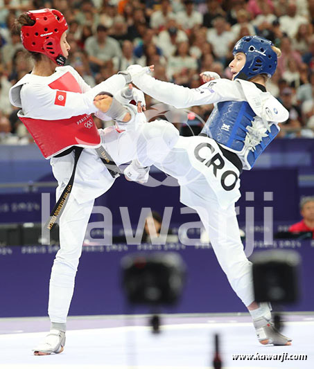 JO 2024 : Ikram Dhahri (Quarts-Taekwondo)