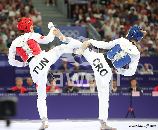 JO 2024 : Ikram Dhahri (Quarts-Taekwondo)