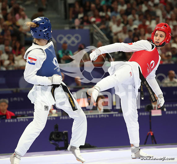 JO 2024 : Ikram Dhahri (Quarts-Taekwondo)