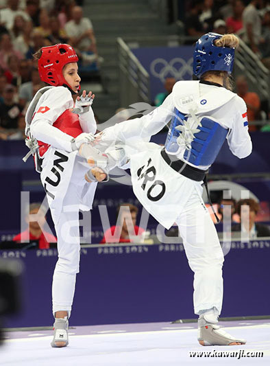 JO 2024 : Ikram Dhahri (Quarts-Taekwondo)