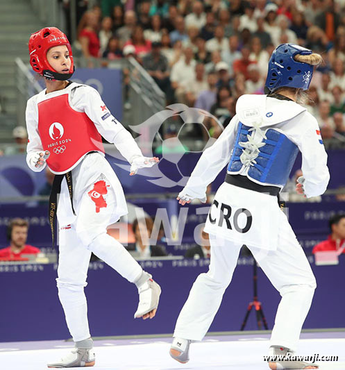 JO 2024 : Ikram Dhahri (Quarts-Taekwondo)