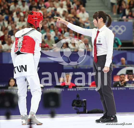 JO 2024 : Ikram Dhahri (Quarts-Taekwondo)