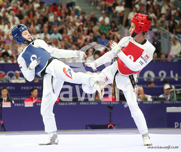 JO 2024 : Ikram Dhahri (Quarts-Taekwondo)