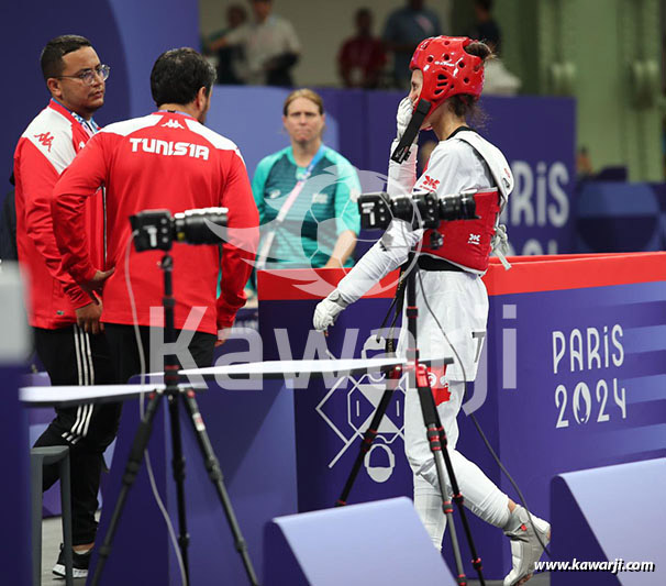 JO 2024 : Ikram Dhahri (Quarts-Taekwondo)