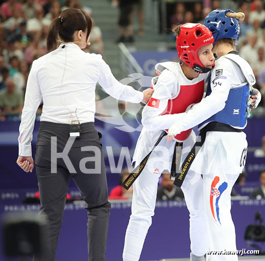 JO 2024 : Ikram Dhahri (Quarts-Taekwondo)