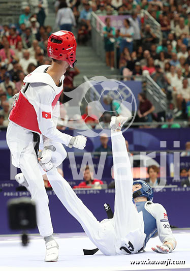 JO 2024 : Khalil Jendoubi (Quarts-Taekwondo)