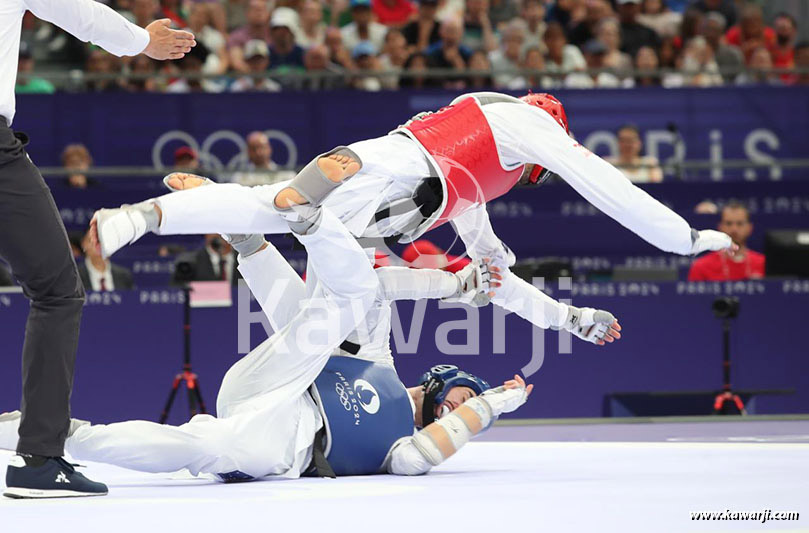 JO 2024 : Khalil Jendoubi (Quarts-Taekwondo)