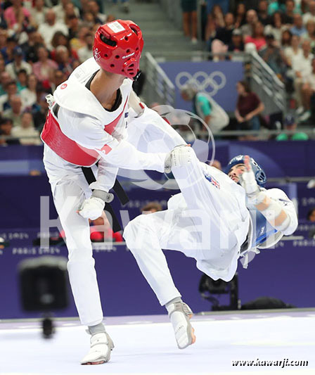 JO 2024 : Khalil Jendoubi (Quarts-Taekwondo)