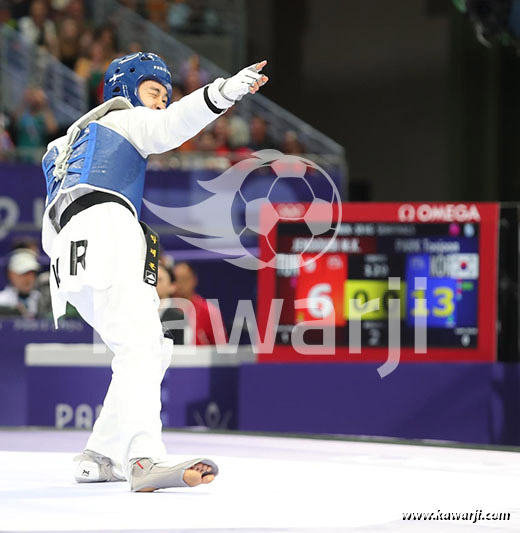 JO 2024 : Khalil Jendoubi (Demies-Taekwondo)