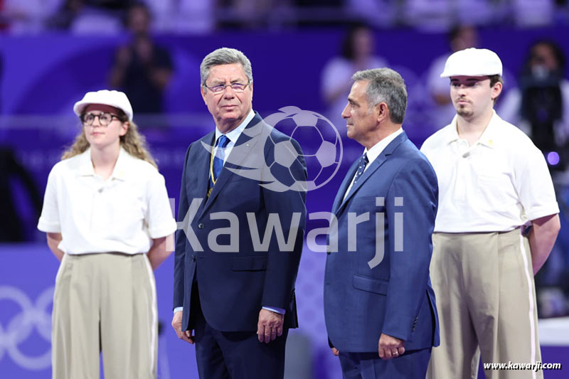 JO 2024 : Khalil Jendoubi (Cérémonie médaille de bronze-Taekwondo)