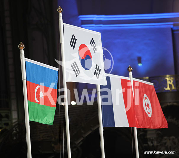 JO 2024 : Khalil Jendoubi (Cérémonie médaille de bronze-Taekwondo)