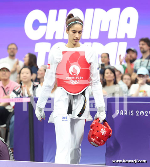 JO 2024 : Chaima Toumi (Quarts Taekwondo-57 kg)