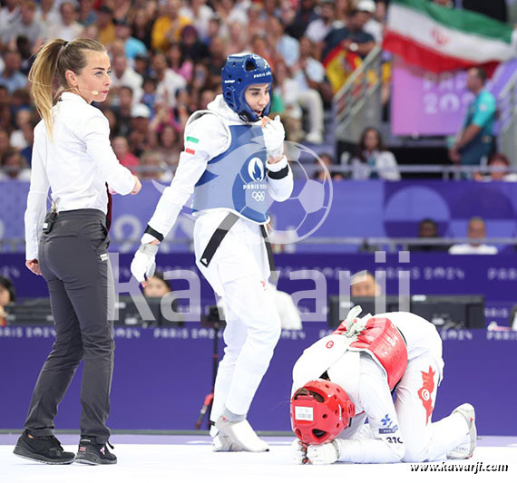 JO 2024 : Chaima Toumi (Quarts Taekwondo-57 kg)