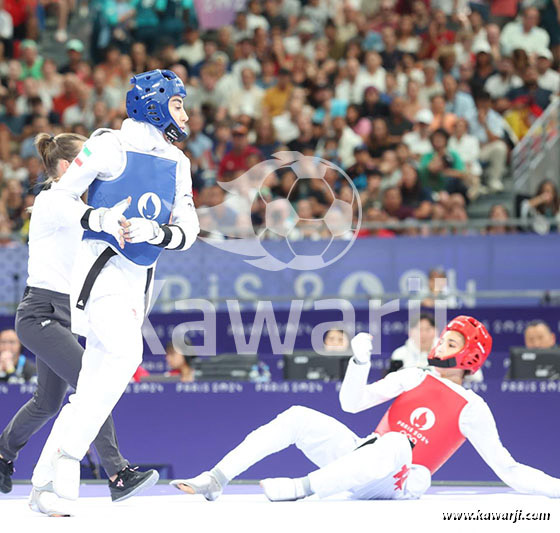 JO 2024 : Chaima Toumi (Quarts Taekwondo-57 kg)