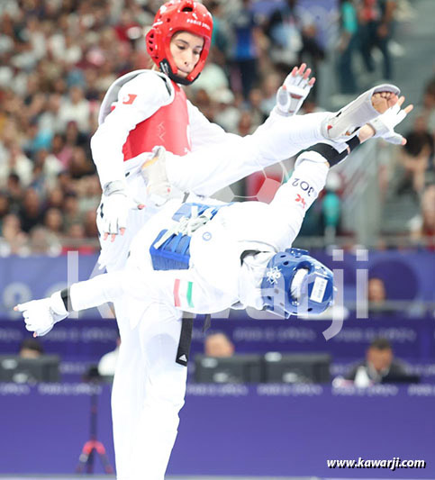 JO 2024 : Chaima Toumi (Quarts Taekwondo-57 kg)