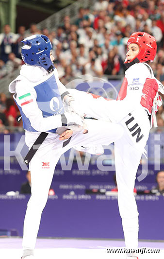 JO 2024 : Chaima Toumi (Quarts Taekwondo-57 kg)