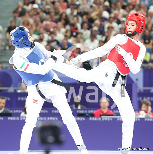 JO 2024 : Chaima Toumi (Quarts Taekwondo-57 kg)