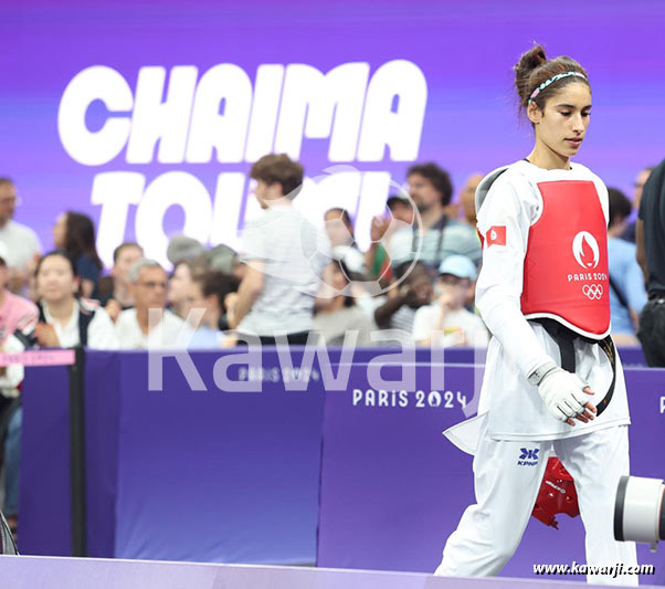 JO 2024 : Chaima Toumi (Quarts Taekwondo-57 kg)