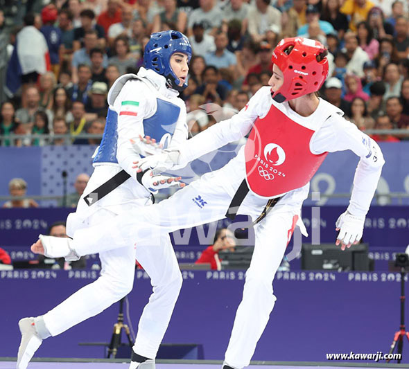 JO 2024 : Chaima Toumi (Quarts Taekwondo-57 kg)