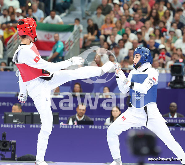 JO 2024 : Chaima Toumi (Quarts Taekwondo-57 kg)