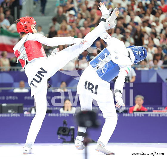 JO 2024 : Chaima Toumi (Quarts Taekwondo-57 kg)