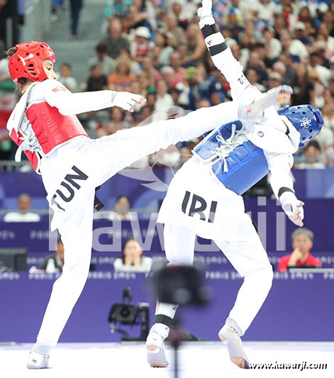 JO 2024 : Chaima Toumi (Quarts Taekwondo-57 kg)