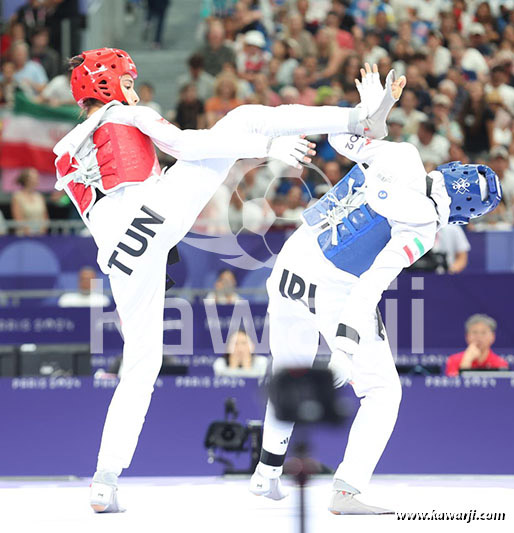 JO 2024 : Chaima Toumi (Quarts Taekwondo-57 kg)