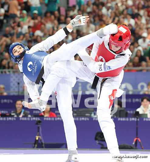 JO 2024 : Chaima Toumi (Quarts Taekwondo-57 kg)