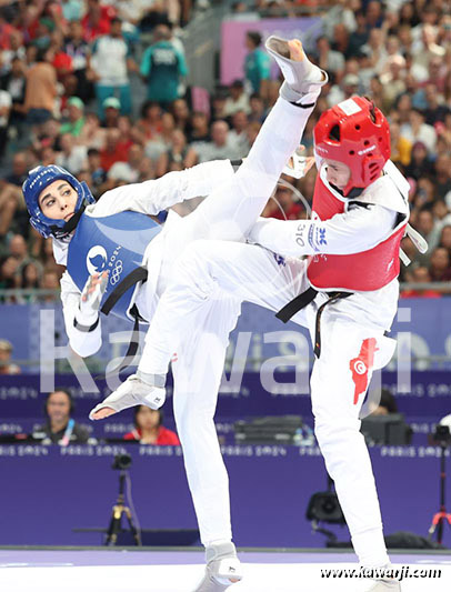 JO 2024 : Chaima Toumi (Quarts Taekwondo-57 kg)