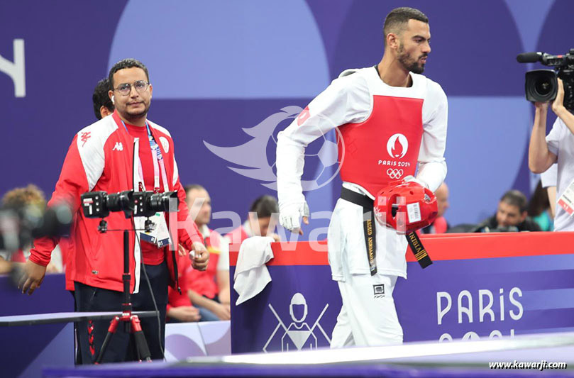 JO 2024 : Firas Kattoussi (Huitièmes Taekwondo -80 kg)