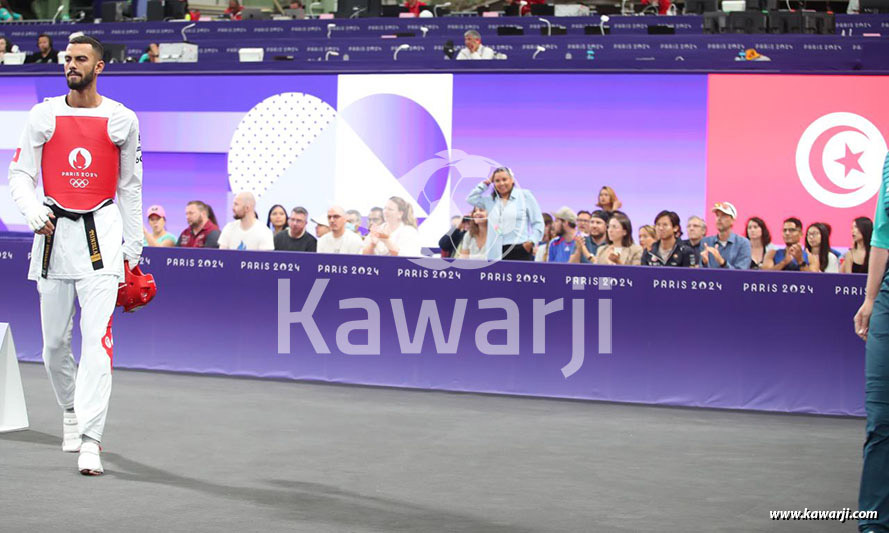 JO 2024 : Firas Katoussi (Huitièmes Taekwondo -80 kg)