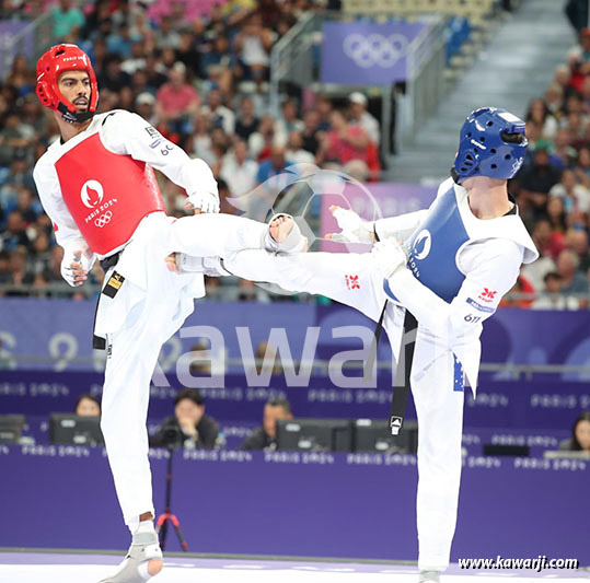 JO 2024 : Firas Katoussi (Huitièmes Taekwondo -80 kg)