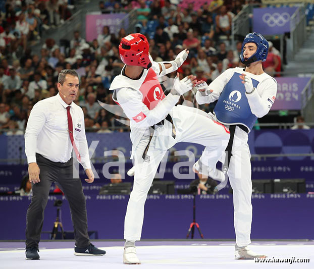 JO 2024 : Firas Katoussi (Huitièmes Taekwondo -80 kg)