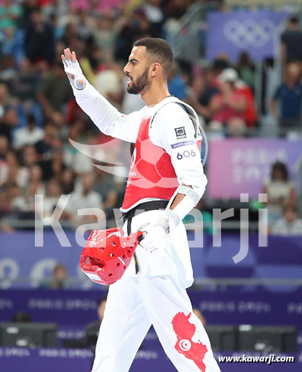 JO 2024 : Firas Kattoussi (Huitièmes Taekwondo -80 kg)