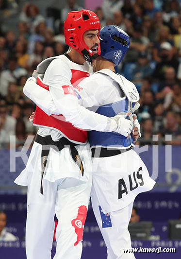 JO 2024 : Firas Kattoussi (Huitièmes Taekwondo -80 kg)