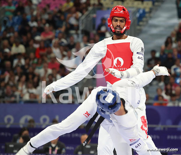 JO 2024 : Firas Katoussi (Huitièmes Taekwondo -80 kg)