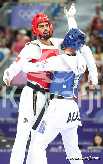 JO 2024 : Firas Kattoussi (Huitièmes Taekwondo -80 kg)