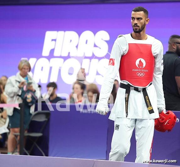 JO 2024 : Firas Katoussi (Huitièmes Taekwondo -80 kg)