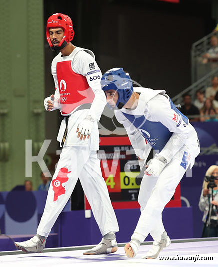 JO 2024 : Firas Katoussi (Huitièmes Taekwondo -80 kg)