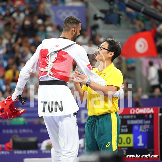 JO 2024 : Firas Kattoussi (Huitièmes Taekwondo -80 kg)